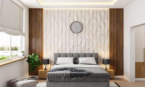 Bed Back Wall Pop Design, Pvc For Bedroom Wall, Bedroom Wall 3d Designs, Pvc Designs For Bedroom Wall, Wall Sheet Design Bedrooms, Pop Sheet Design, Pop Design For Wall Simple, Bed Back Paneling Design Modern, Pop Wall Design Ideas