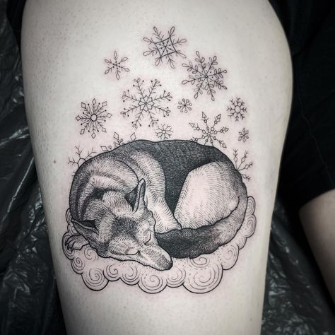 Sleeping Wolf, Pet Memorial Tattoo, Neon Tattoo, Baby Tattoo Designs, Celestial Tattoo, Dog Memorial Tattoos, Birthday Tattoo, 1 To 100, Inspiration Tattoos