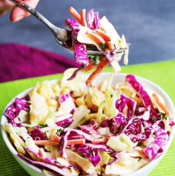 Coleslaw With Apple Cider Vinegar Recipe - Pip and Ebby Coleslaw For Fish Tacos, Creamy Vinaigrette Dressing, Recipes For Cabbage, Yummy Coleslaw Recipe, Creamy Vinaigrette, Easy Coleslaw Recipe, Classic Coleslaw, Best Coleslaw Recipe, Apple Coleslaw