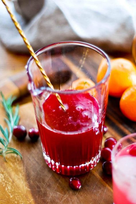 Cranberry, Orange, and Rosemary Shrub Mocktail Recipe | Front Range Fed Rosemary Shrub, Shrub Drink, Cranberry Mocktail, Fruit Shrub, Shrub Recipe, Types Of Vinegar, Giving Up Alcohol, Rosemary Sprigs, Alcoholic Drink