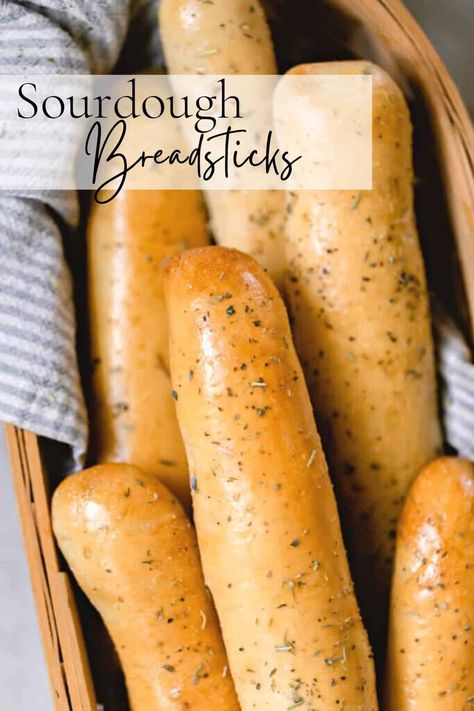 Learn how to make the best sourdough bread sticks with this step-by-step guide! Perfectly fluffy and tender on the inside with a delicious garlic butter on the outside. This easy-to-follow recipe will have your family raving. #farmhouseonboone #sourdoughbreadsticks #breadsticks #sourdough Sourdough Breadsticks, Dough Starter Recipe, Farmhouse On Boone, Recipe Using Sourdough Starter, Sourdough Bread Starter, Dough Starter, Sourdough Starter Discard Recipe, Homemade Sourdough Bread, Bread Starter