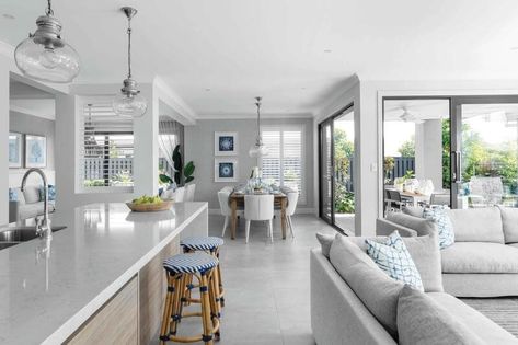 Modern Hamptons Home, Hamptons Style Living Room, Hamptons House Interior, Hamptons Living Room, Hamptons Style Decor, Hamptons Interior, Modern Hamptons, Hamptons Kitchen, Hamptons Style Homes