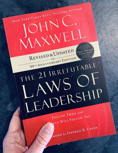 The 21 Irrefutable Laws of Leadership. John C. Maxwell. Book Summary John C Maxwell Books, 21 Irrefutable Laws Of Leadership John Maxwell, The 21 Irrefutable Laws Of Leadership, Books On Leadership For Women, 21 Laws Of Leadership, Books On Leadership And Management, 21 Irrefutable Laws Of Leadership, Books About Marketing, Books About Leadership