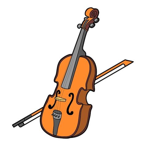 Viola Drawing, Cartoon Violin, Cello Illustration, Viola Orchestra, Violin Illustration, Violin Image, Violin Drawing, Violin Pics, Stradivarius Violin