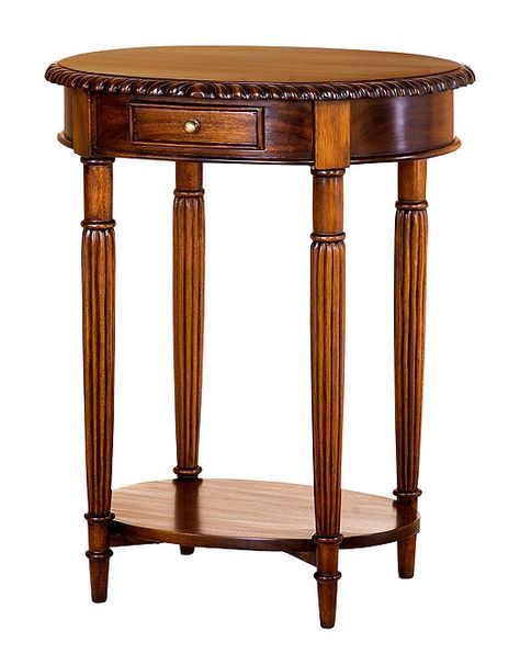 Chippendale Oval End Table Antique End Tables, Laurel Crown, Demilune Table, Odds And Ends, Low Shelves, Hand Crafted Furniture, Home Room Design, House Rooms, Contemporary Furniture