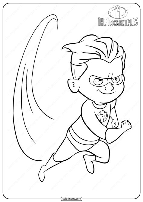 The Incredibles Dash Coloring Pages  #theincredibles #dash #incredibles #disney #coloringpages #coloringbook #cartoon #coloring #painting #drawing #waltdisney Incredibles Tattoo Pixar, Disney Incredibles Art, The Incredibles Drawing, The Incredibles Coloring Pages, Mr Incredible Drawing, Dash Incredibles, Incredibles Coloring Pages, The Incredibles Dash, Inside Out 2 Colouring Pages