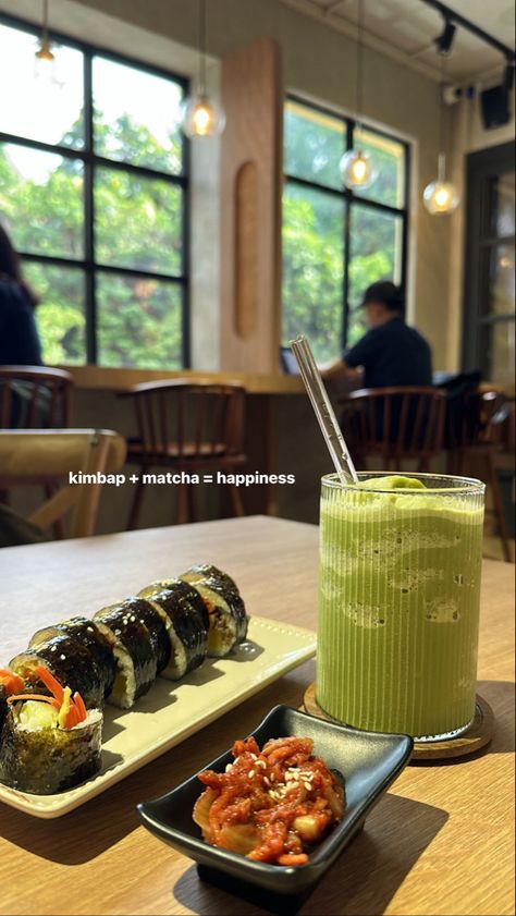 cafe matcha ice kimchi kimbap korean aesthetic instagram story ideas inspiration delicious cute pretty study snacks Korean Food Captions Instagram, Korean Food Instagram Story, Study Snacks Ideas, Korean Story Instagram, Korean Aesthetic Instagram, Korean Instagram Story, Kimbap Aesthetic, Sushi Aesthetic Instagram Story, Kimchi Aesthetic