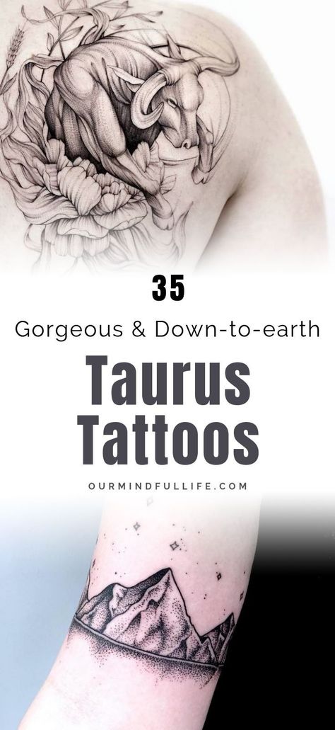 Taurus Zodiac Tattoo Men, Taurus Tattoos Men, Mindful Tattoos, Tattoos Taurus, Taurus Female, Taurus Symbol Tattoo, Ox Tattoo, Aesthetics Tattoo, Tattoo Horoscope