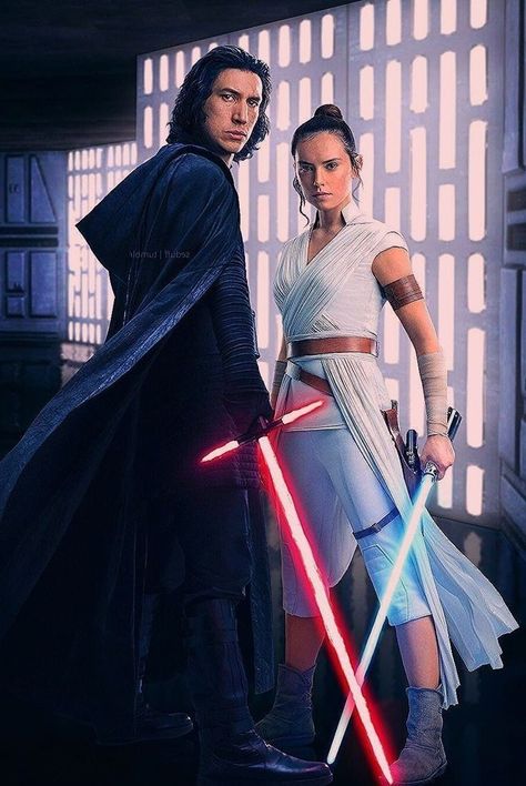 Ben Solo And Rey, Ray Star Wars, Daisy Ridley Star Wars, Ren Star Wars, Kylo Ren And Rey, The Rise Of Skywalker, Ben Solo, Star Wars Kylo Ren, Rise Of Skywalker