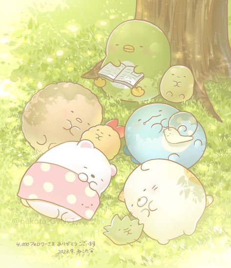 Sumikkogurashi Wallpaper, Sumikko Gurashi Wallpaper, Summiko Gurashi, Sumiko Gurashi, Shrink Art, Sumikko Gurashi, Cute Bookmarks, Cute Backgrounds, Kawaii Drawings