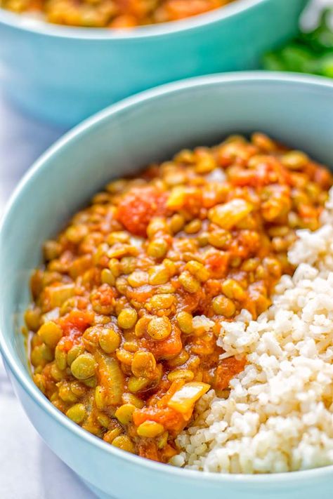 Moroccan Spiced Lentils Lightweight Meals, Moroccan Lunch, Contentedness Cooking, Idea For Lunch, Easy Dinner Party Recipes, Spiced Lentils, Beans Beans, Easy Vegetarian Lunch, Student Recipes