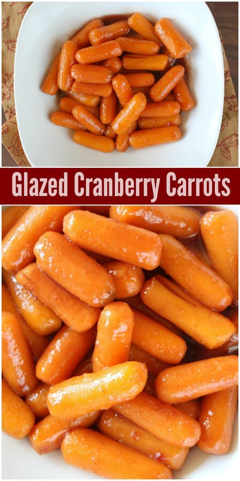 Glazed Cranberry Carrots recipe from RecipeGirl.com #glazed #cranberry #carrots #recipe #RecipeGirl Boiled Carrots, Fall Dinners, Carrots Recipe, Weeknight Recipes, Christmas Eve Dinner, Glazed Carrots, Thanksgiving And Christmas, Carrot Recipes, Weeknight Dinner Recipe