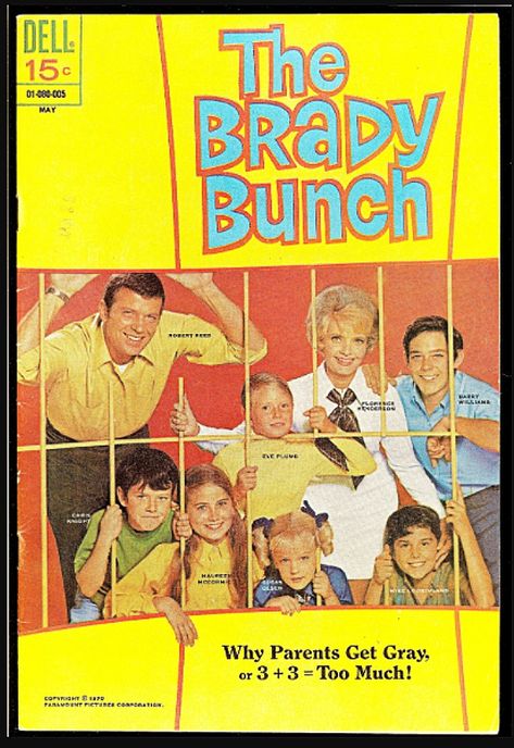 Ann B Davis, Brady Kids, Barry Williams, Florence Henderson, Eve Plumb, Robert Reed, Maureen Mccormick, Dell Comic, The Brady Bunch