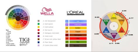 Hair Color Wheel, Color Correction Hair, Free Slime, Schwarzkopf Color, Hair Science, Highlighted Hair, Golden Copper, Brunette Hair With Highlights, Hair Color Chart