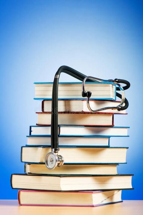 Photo about Books and stethoscope against the gradient background. Image of medicine, background, book - 16352096 Medicine Background, Background Book, Doctor Quotes Medical, Keep Calm And Study, School Life Memories, Medical Textbooks, Doctor Images, Medical Photography, Medical Pictures