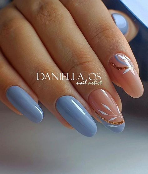 Elegant Almond Nails Classy Blue, Lilac Nails Gel, Desain Salon Kuku, Nail Inspo Coffin, Nail Tips Coffin, Easy Diy Nails, Short Stiletto Nails, Summer Nails Short, College Nails