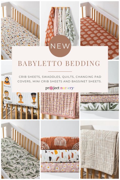 We are always searching for new crib sheets and swaddles in the latest styles and trends, and the new Babyletto baby bedding collection does not disappoint! They have all the basics—crib sheets, swaddles, quilts and changing pad covers, as well as the harder-to-find mini crib sheets and bassinet sheets. Babyletto Crib, Baby Girl Crib Sheets, Best Baby Cribs, Mom Essentials, Crib Sheets Girl, Changing Pad Covers, Crib Bedding Boy, Trending Colors, Baby Crib Sheets