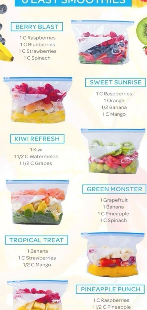 Nutri Ninja Smoothies, Ninja Smoothie Recipes, Blendjet Recipes, Blender Recipes Smoothies, Ninja Smoothies, Resep Makanan Beku, Blend Jet, Ninja Blender Recipes, Make Ahead Smoothies