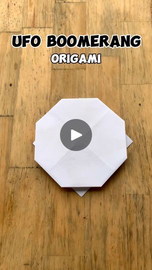 1.4M views · 13K reactions | How to make UFO BOOMERANG with paper origami easy👍 #vinhhi | Vĩnh Hí | Balang_3go · Positive Nanana Transforming Origami, Paper Origami Easy, Paper Boomerang, Boy Activities, Origami Toys, Paper Folding Crafts, Folding Paper, Activities For Boys, Paper Origami