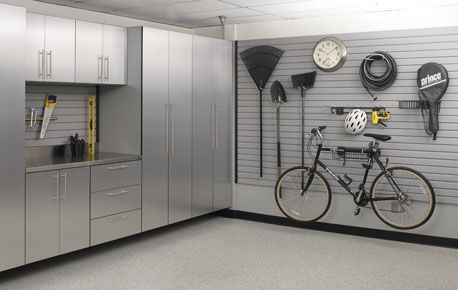 Garage Cabinets Organization, Feng Shui Interior Design, Garage Storage Units, Feng Shui Interior, Garage Organization Systems, Aluminum Garage, Garage Organization Ideas, Garage Renovation, Garage Storage Solutions