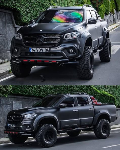 Mercedes X Class Pickup, Mercedes 6x6, Mobil Off Road, 6x6 Truck, Mercedes Suv, Ford Trucks F150, Mercedes Truck, Sport Truck, Mercedes Benz Trucks