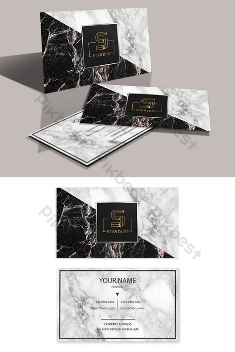 High-grade marble gilding business card#pikbest#Templates#Business card#Corporate Unique Visiting Card Ideas, Wedding Plus One, Marble Logo, Business Card Psd Free, Business Card Qr Code, Media Business Card, Ballet Wallpaper, Visit Cards, Elegant Business Cards Design