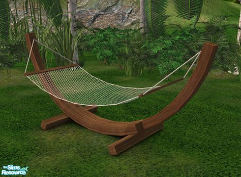 Murano's Hammock Sims 4 Cc Hammock, Backyard Cc Sims 4, Sims 4 Hammock, Die Sims 4, Mod Furniture, Sims 4 Bedroom, Pelo Sims, Casas The Sims 4, Sims Games