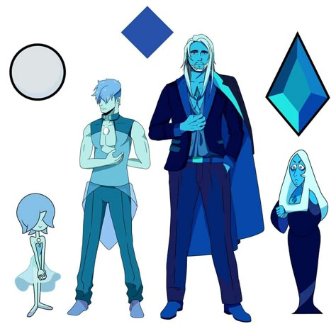 Blue Diamond And Blue Pearl, Steven Universe Blue Diamond, Steven Universe Genderbend, Steven Universe Fan Fusions, Blue Diamond Steven Universe, Steven Universe Fusion, Steven Universe Diamond, Steven Universe Oc, Steven Universe Wallpaper