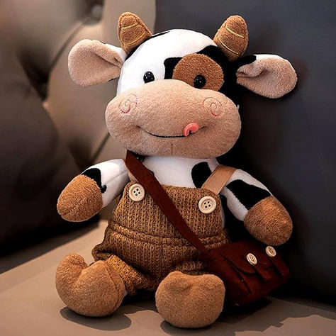 SMY LINUUE Cow Stuffed Animal Cute Soft Plush Cow Toy Kids Birthday Gift 12 Inch Cow Plush Stuffed Animal Toy for Kids Best Hobbies For Men, Cow Toys, Hug Pillow, Cartoon Cow, Soft Stuffed Animals, Plush Toy Dolls, Kids Birthday Gifts, Boy Doll, Plush Animals