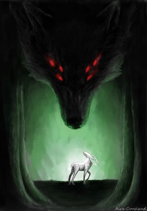 The Dread Wolf, Fen Harel, Dragon Age Solas, Dread Wolf, Shadow Wolf, Dragon Age Characters, Mythical Dragons, Scary Animals, Beast Creature