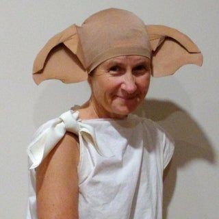 House Elf, Dobby The House Elf Costume Diy, Dobby Ears Diy, Dobby Costume Women, How To Make Elf Ears, Dobby Harry Potter Costume, Monster Cosplay, Diy Dobby Ears, Dobby Costume Diy