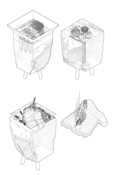 … Smout Allen, Weight Drawing, Usc Library, Portal Design, Empty Canvas, Isometric Drawing, Arch Model, City Drawing, Architecture Graphics