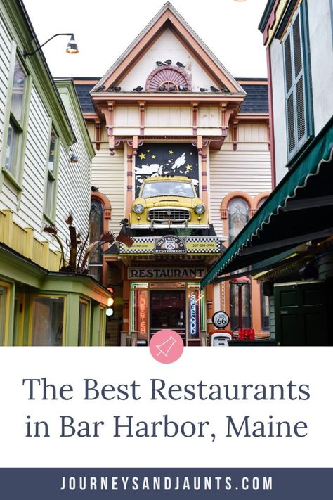 The Best Restaurants in Bar Harbor, Maine Bar Harbor Maine Restaurants, Bar Harbor Restaurants, Southwest Harbor Maine, Bar Harbor Inn, Bar Harbour, Maine Road Trip, New England Road Trip, Bar Harbor Maine, East Coast Road Trip