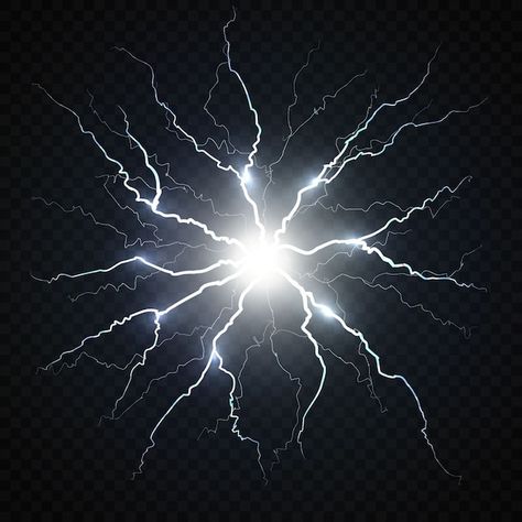 Electric flash of lightning. | Premium Vector #Freepik #vector #lightning-strike #lightning #thunder #electric-spark Tema Wallpaper, Twice Logo, Gfx Roblox Background, Lightning Thunder, Lightning Strikes, Nikola Tesla, Pencil Art Drawings, Art House, Titan Anime