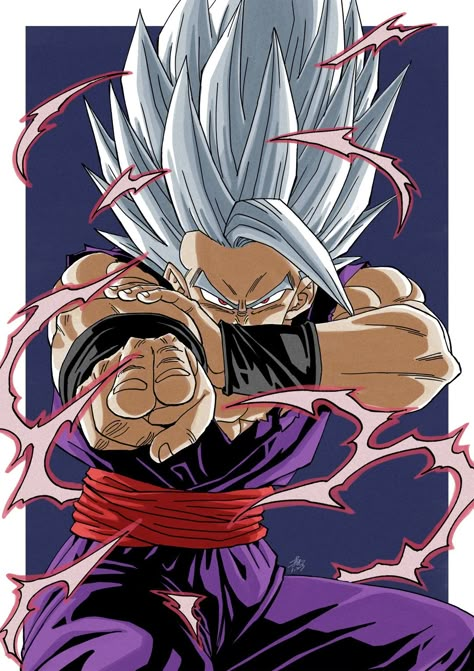 Gohan Beast, Image Dbz, Arte Doodle, Dragon Ball Tattoo, Son Gohan, Dragon Ball Wallpaper Iphone, Cartoon Character Tattoos, Dragon Ball Painting, Dragon Ball Art Goku