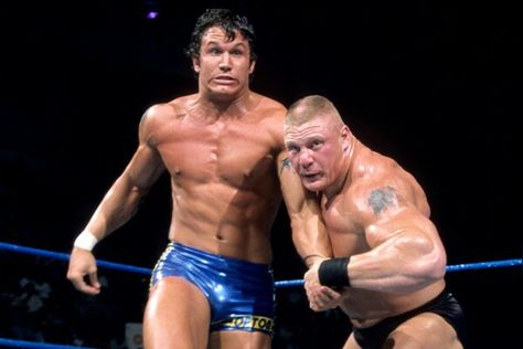 Randy Orton vs Brock Lesnar when both were very young starting out in WWE Randy Orton Wwe, Randy Orton, Brock Lesnar, Wwe, Sumo Wrestling, Wrestling, Quick Saves