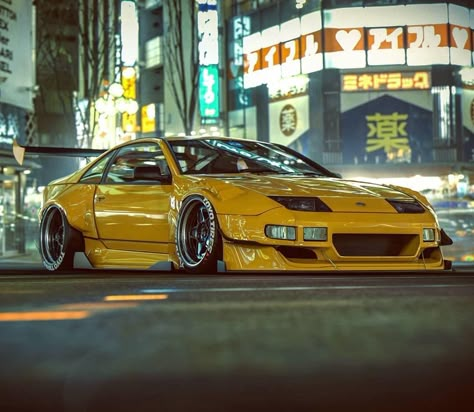 Nissan 300zx 300zx Nissan, To Fast To Furious, Carros Bmw, Nissan Z Cars, Nissan 300zx, Nissan Z, Yellow Car, Tuner Cars, Japan Cars