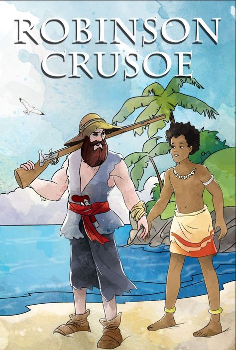 Sunday School Coloring Pages, Robinson Crusoe, Science Fiction Books, Fantasy Adventure, Cover Pages, Sunday School, Fiction Books, Book Covers, Great Britain