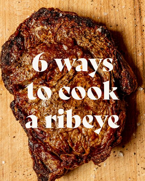 How To Broil Ribeye Steak In The Oven, Cook Ribeye Steak In Oven, Medium Well Ribeye Steak On Stove, Reversed Seared Ribeye, Perfect Ribeye Steak, How To Cook Ribeye, Perfect Ribeye Steak Cast Iron, Reverse Sear Steak, Cooking Ribeye Steak