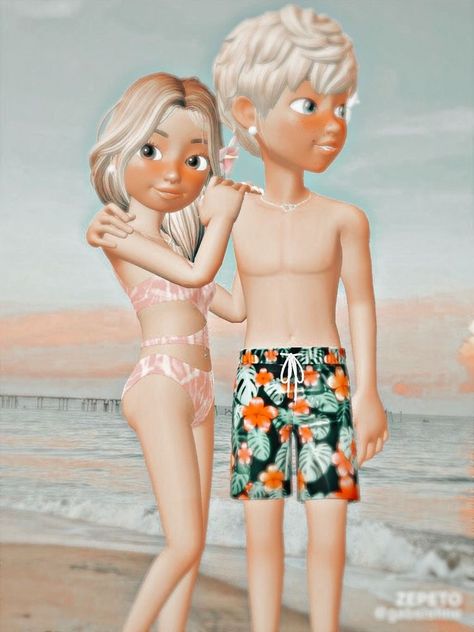 Zepeto Couple Outfit, Blonde Hair Cartoon, Cute Stitch, Miraculous Ladybug Movie, Body Skin Care Routine, Cute Gif, Body Skin, My Sister, Body Skin Care