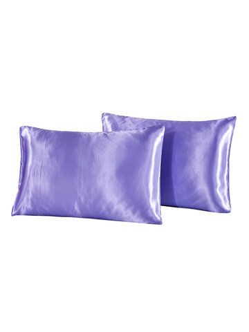 I found this amazing 2 pcs/set Soft Silk Satin Pillow Case Bedding Solid Color Pillowcase Smooth Home Cover Chair Seat Decor with US$9.99,and 14 days return or refund guarantee protect to us. --Newchic Pillow Case Bed, Satin Pillow, Solid Shapes, Comfortable Pillows, Satin Pillowcase, Silk Pillow, Skin Benefits, Liberia, Silk Pillowcase