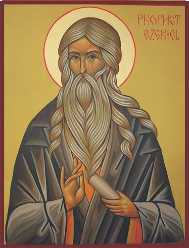 Prophet Ezekiel, Valley Of Dry Bones, Byzantine Icons, Orthodox Christianity, New Heart, Greek Orthodox, Old Testament, Orthodox Icons, Sacred Art