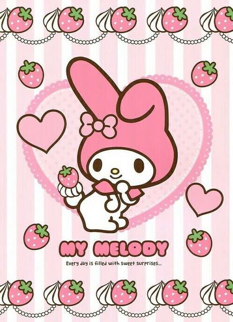 My Melody Hello Kitty Imagenes, Whatsapp Wallpaper Cute, My Melody Wallpaper, Charmmy Kitty, Melody Hello Kitty, Kawaii Core, Whatsapp Wallpaper, Hello Kitty Art, Sanrio Wallpaper