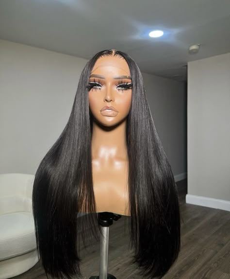 Long Wig Hairstyles, Wigs Business, Hair Styles Clips, Lace Front Black, Wig Hairstyles For Black Women, Pretty Wigs, Taurus Birthday, 4a Natural Hair, Blessed Wednesday