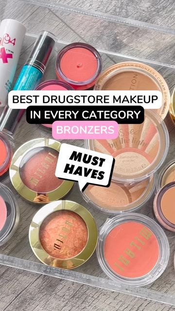 Flower Beauty Heatwave Bronzer, Best Drugstore Bronzer Stick, Makeup Revolution Cream Bronzer, Best Bronzer Drugstore, Cream Bronzer Drugstore, Bronzer Drugstore, Best Cream Bronzer, Elf Putty Bronzer, Bronzer Tips