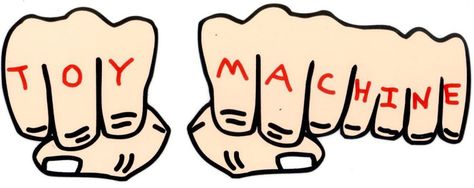 Toy Machine Fists MD Sticker $1.00 Skate Tattoos, Small Dope Tattoos, Skate Brands, Machine Logo, Skateboard Logo, Skate Stickers, Skate And Destroy, Hand Finger, Toy Machine