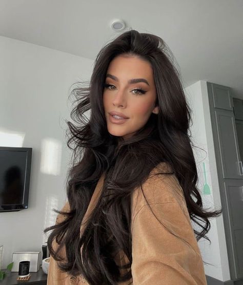 Ally Yost Hair, Ally Yost, Soft Healthy Hair, Rambut Brunette, Dark Brunette Hair, Brown Hair Inspo, Inspo Instagram, Hair Inspo Color, Long Hair Cuts