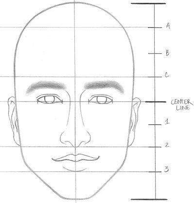 How to draw a face with ears Step 7 Easy Pencil Drawings, Draw A Face, Face Proportions, Drawing Tutorial Face, 얼굴 그리기, Beginner Art, Pencil Drawings Easy, Face Sketch, Pencil Art Drawings