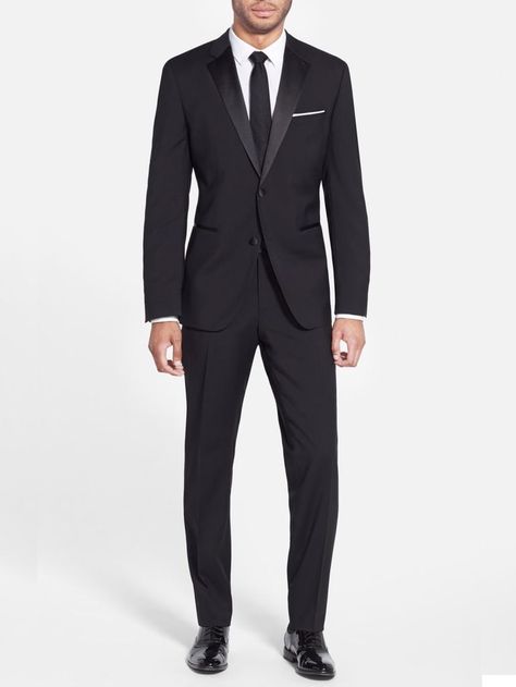 What to Wear to a Black Tie Wedding | TheKnot.com Black Tie Men, Black Tie Wedding Attire, Wedding Suits Men Black, Modern Tuxedo, Terno Slim, Black Tie Wedding Guests, Black Tux, Promotion Code, Guest Attire