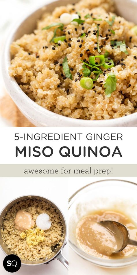 Keto Quinoa Recipes Healthy, Quinoa Hot Recipes, Asian Style Quinoa, Easy Quinoa Lunch Recipes, Low Cholesterol Quinoa Recipes, Asian Quinoa Bowl, Sauce For Quinoa Bowl, 5 Ingredient Recipe, Indian Quinoa Recipes